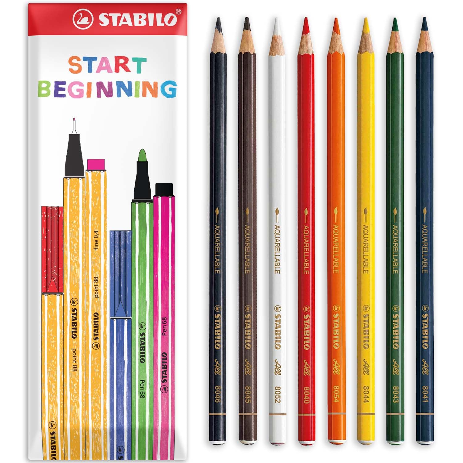 Amazon.com: STABILO All Watercolour Effect Pencil - Assorted Pack